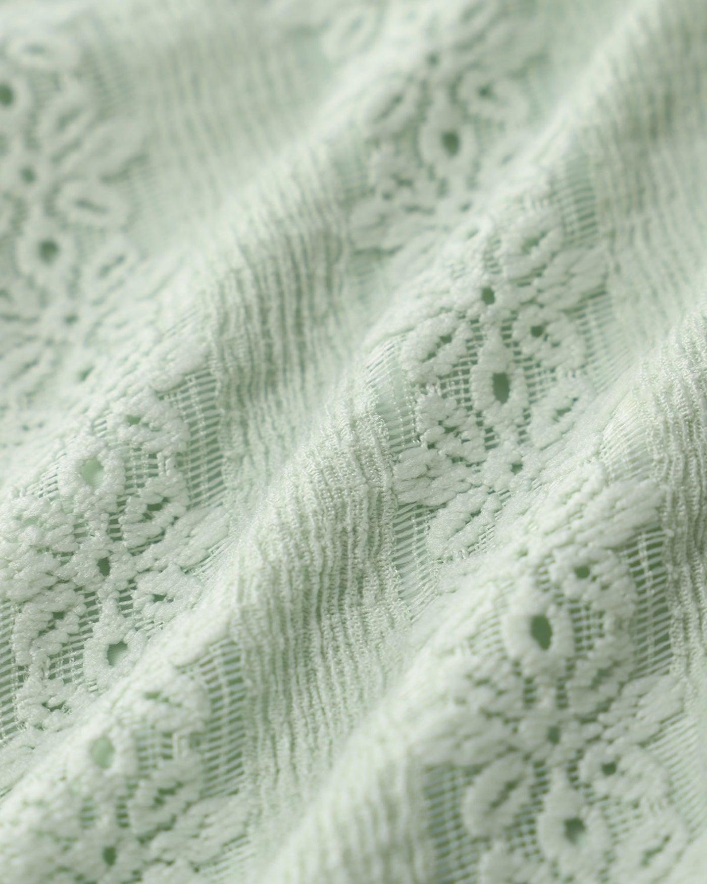 Light Green Jacquard Bikini Set Product Image