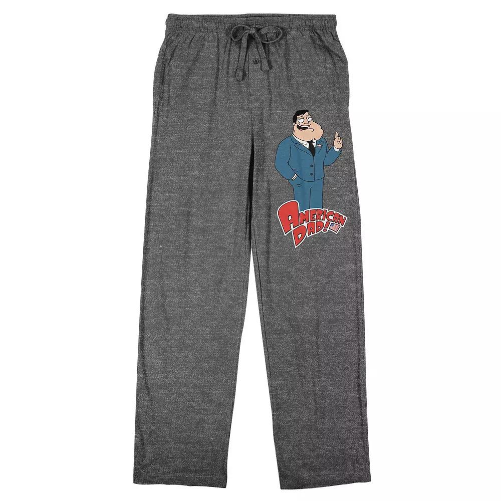 Men's American Dad Sleep Pants, Size: XXL, Gray Product Image