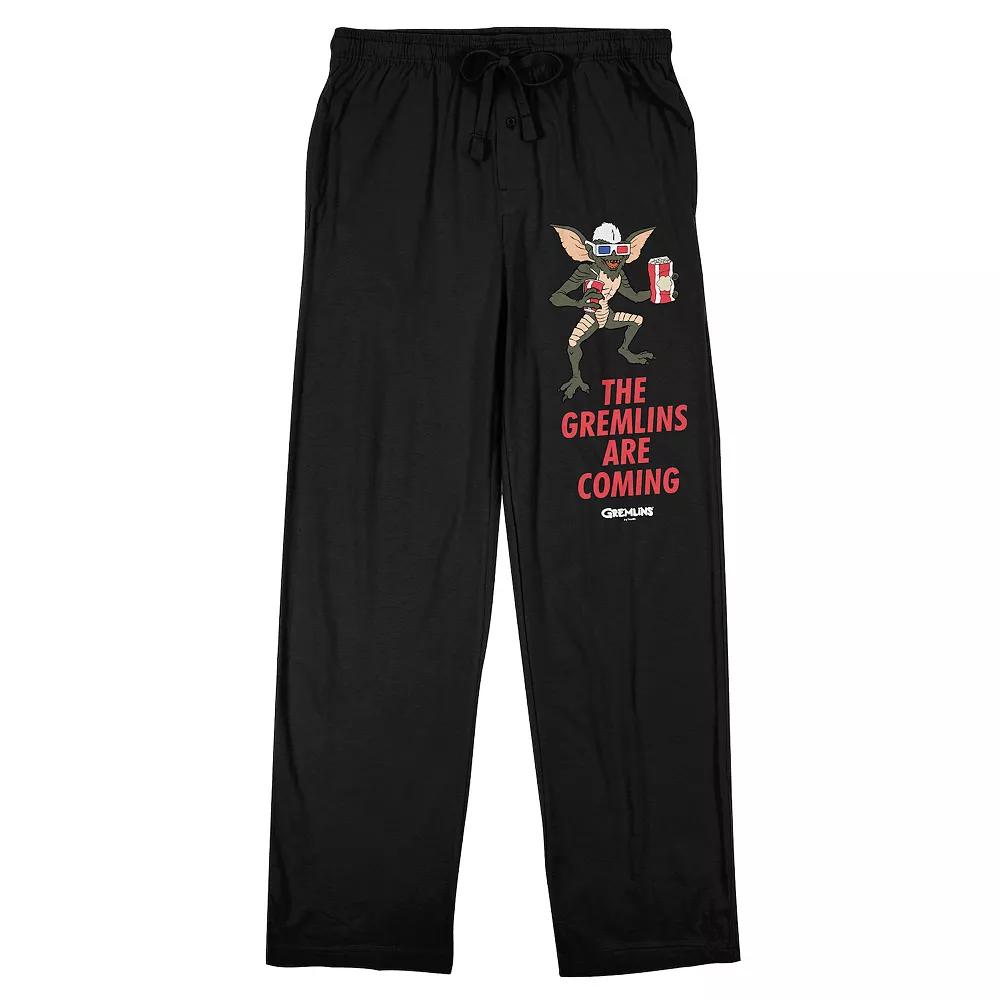 Men's Gremlins Sleep Pants, Size: XXL, Black Product Image