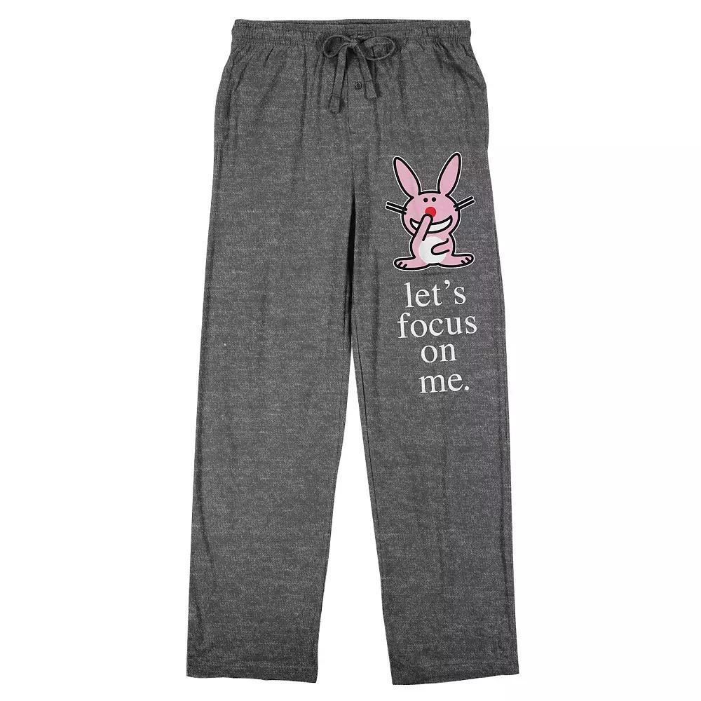 Men's It's Happy Bunny Let's Focus on Me Pajama Pants,  Product Image
