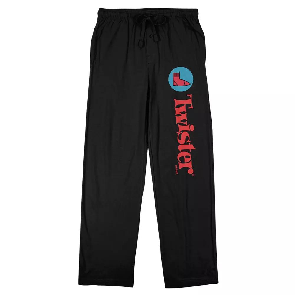 Men's Twister Pink Shape Pajama Pants,  Product Image