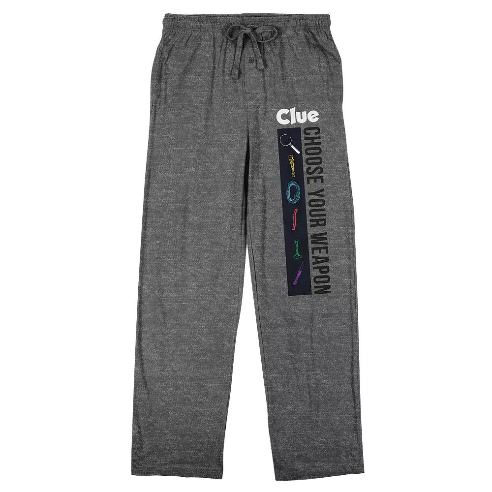 Men's Clue "Choose Your Weapon" Pajama Pants,  Product Image