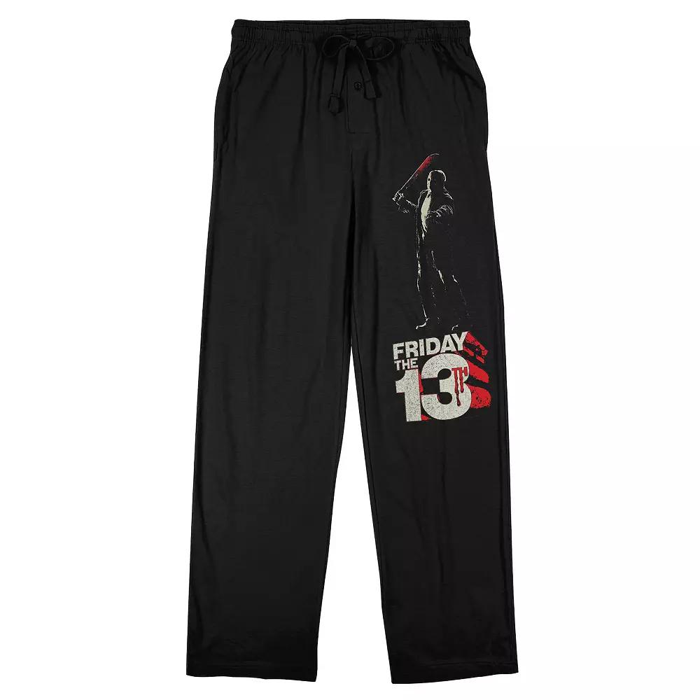 Men's Friday the 13th Logo Pajama Pants,  Product Image