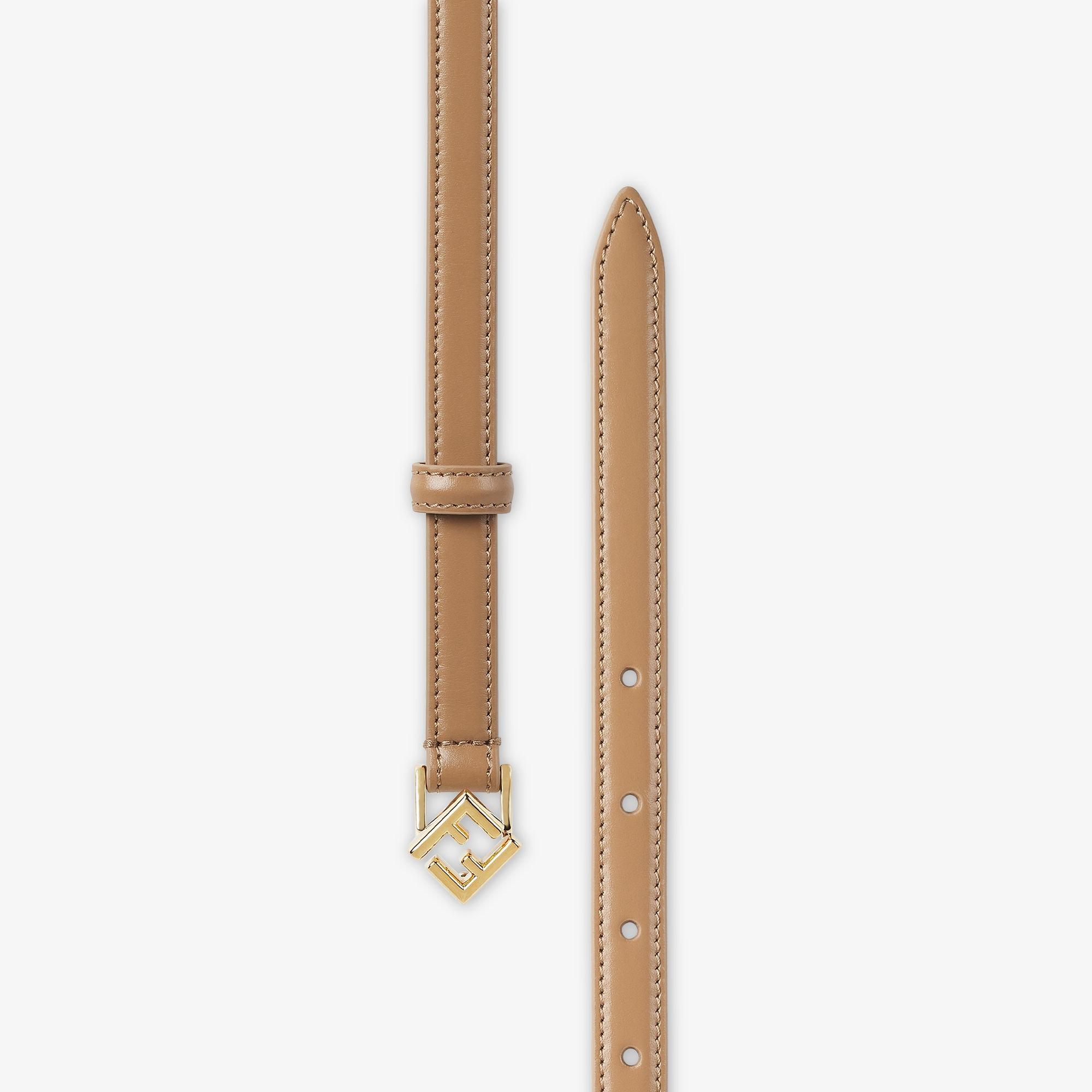 FF Diamonds BeltBeige leather belt Product Image
