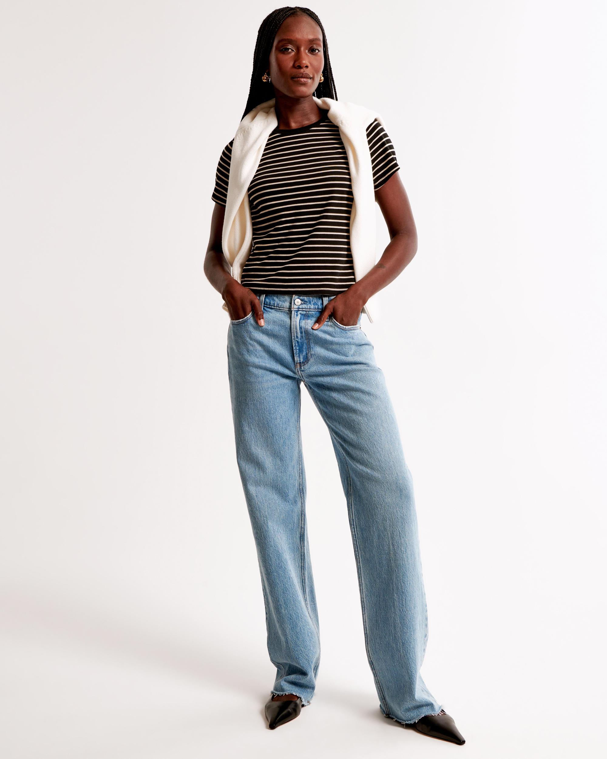 Essential Polished Body-Skimming Tee Product Image