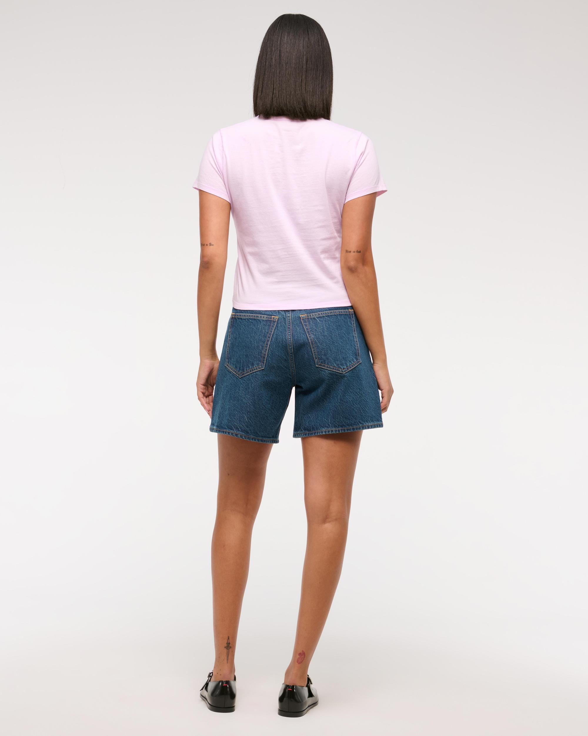 Essential Polished Body-Skimming Tee Product Image