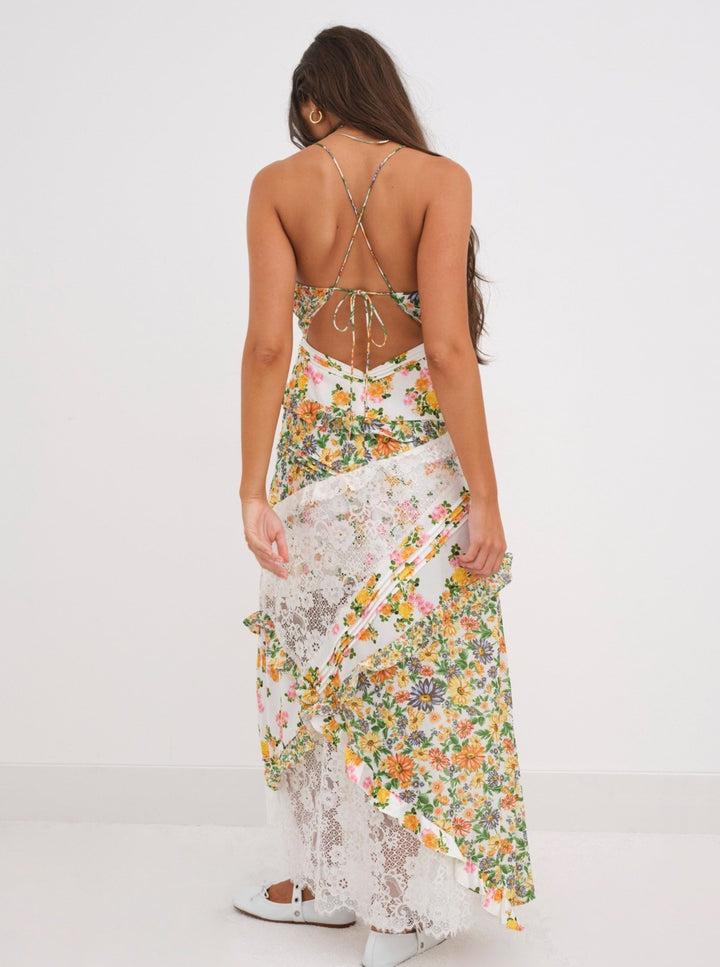 Rosalyn Maxi Dress — Green Product Image