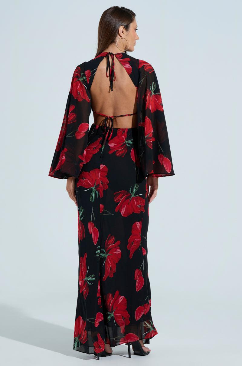 JUNIPER PRINTED MAXI DRESS Product Image