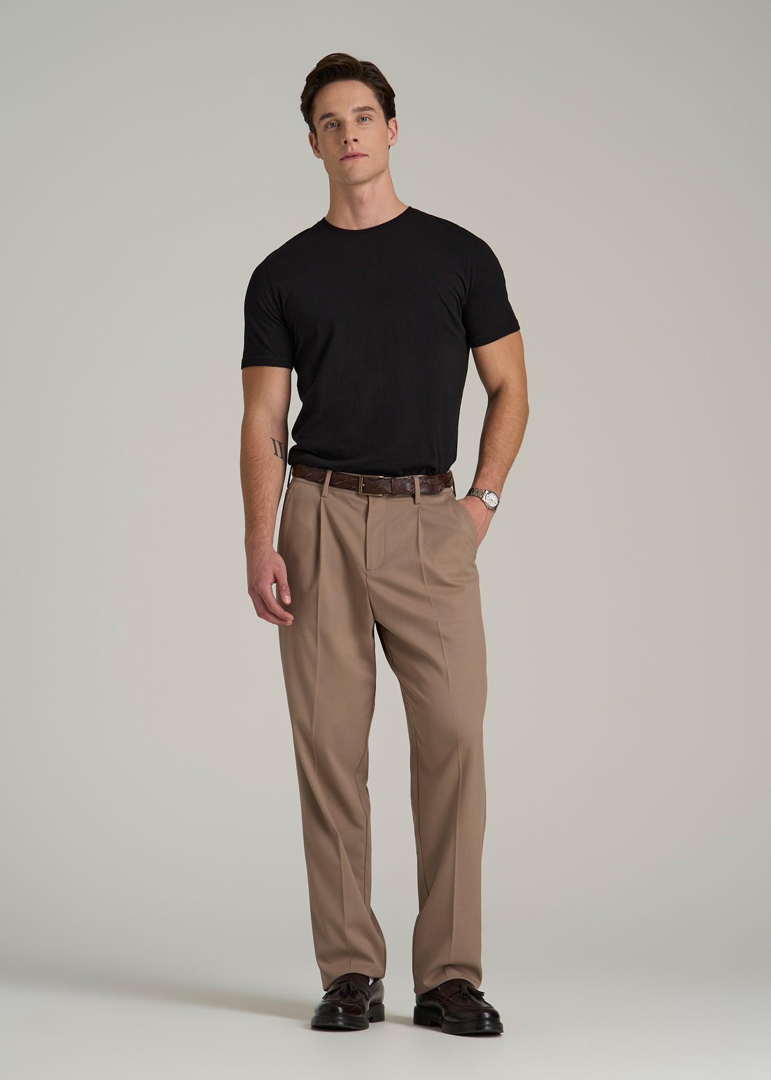 The Everyday Regular Fit Crewneck T-Shirt for Tall Men in Black Male Product Image