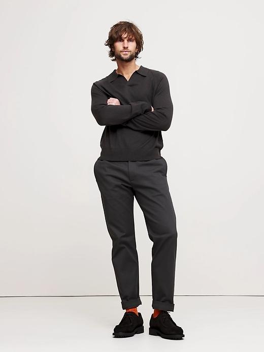 Cashmere-Silk Sweater Polo Product Image