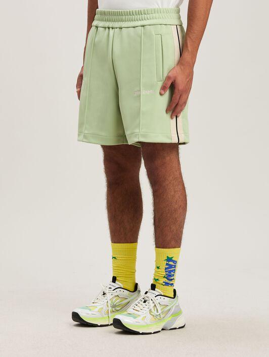 CLASSIC LOGO TRACK SHORTS FOREST GREEN - Product Image