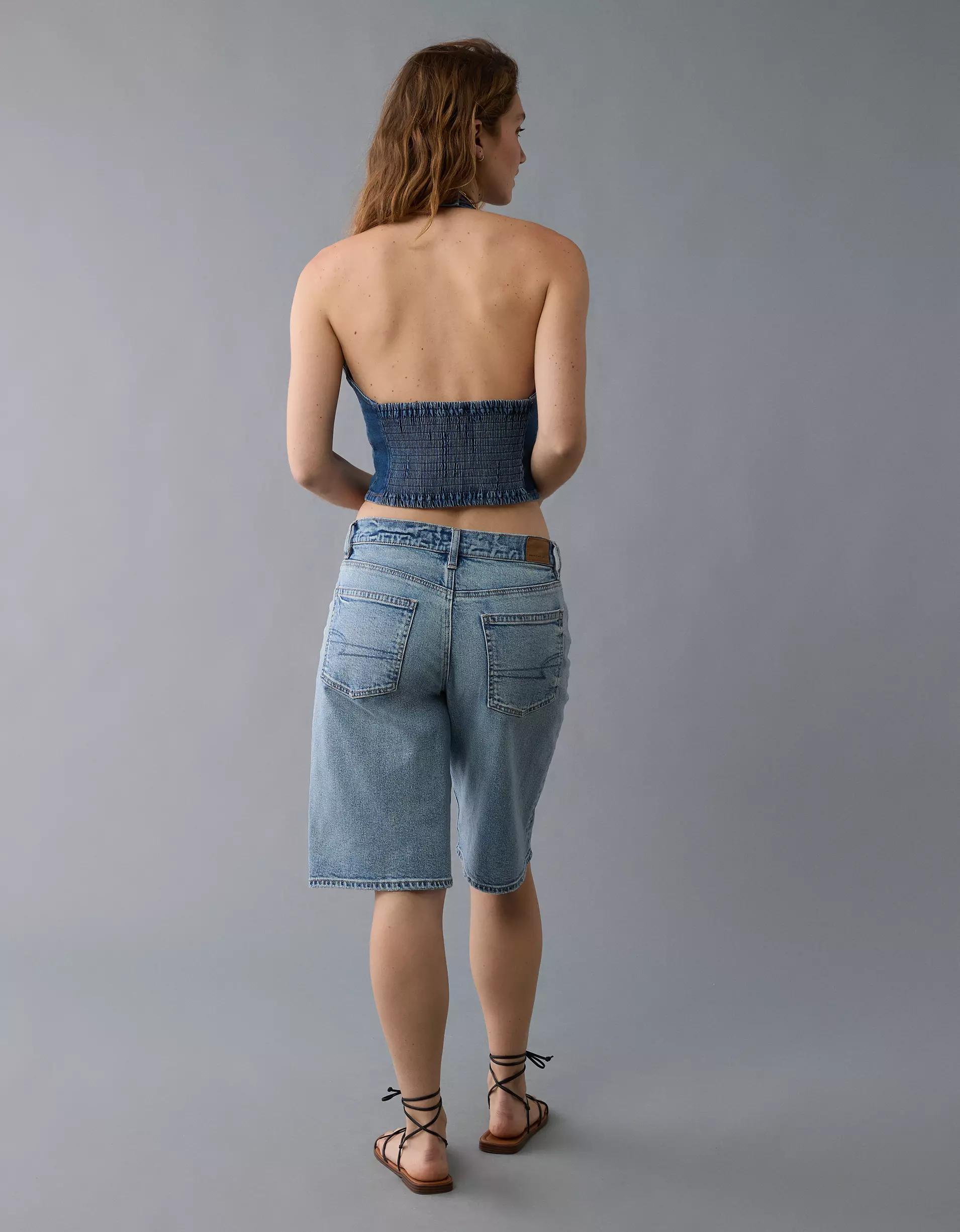 AE Denim Halter Vest Product Image
