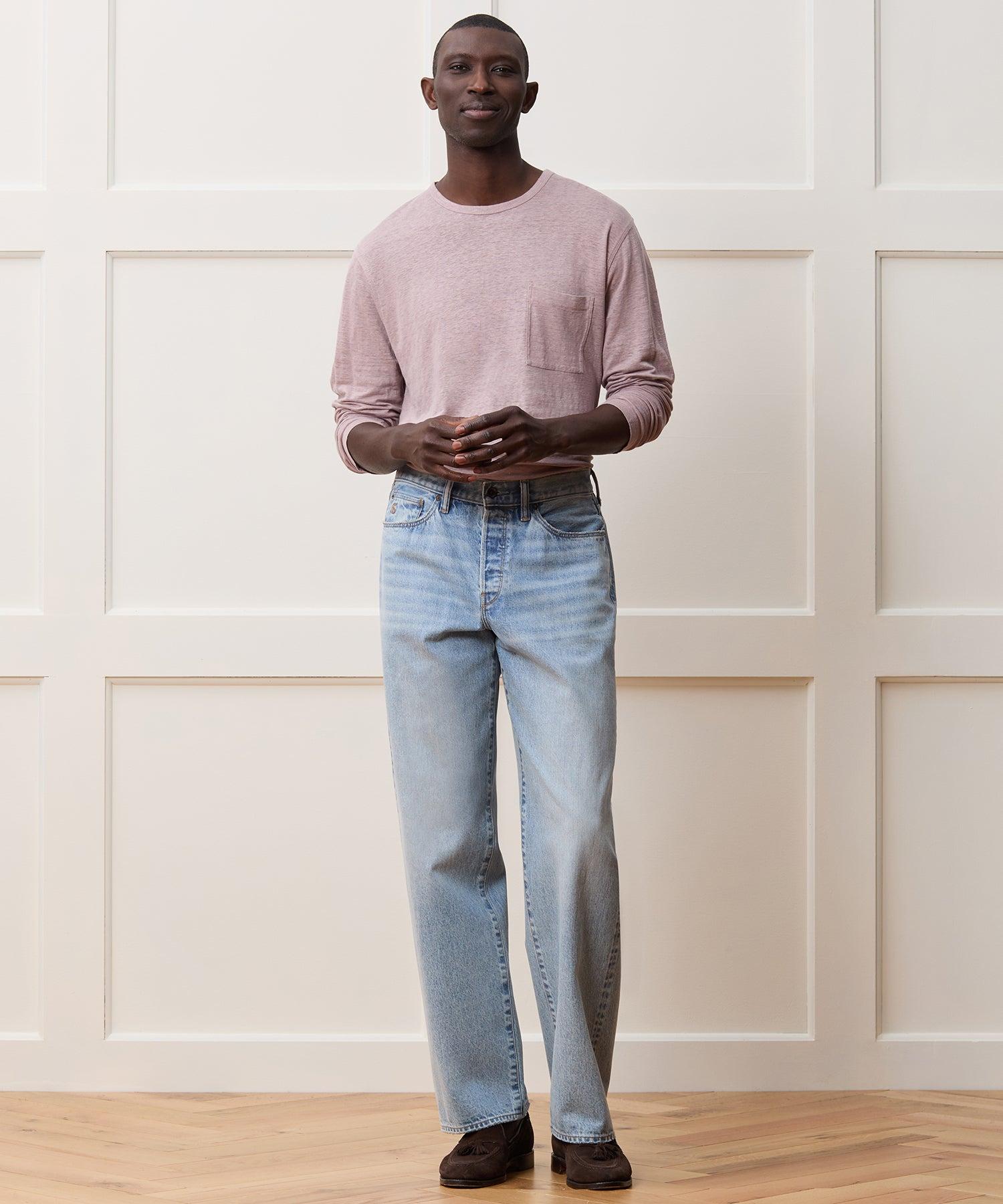 Linen Jersey Pocket Tee Product Image