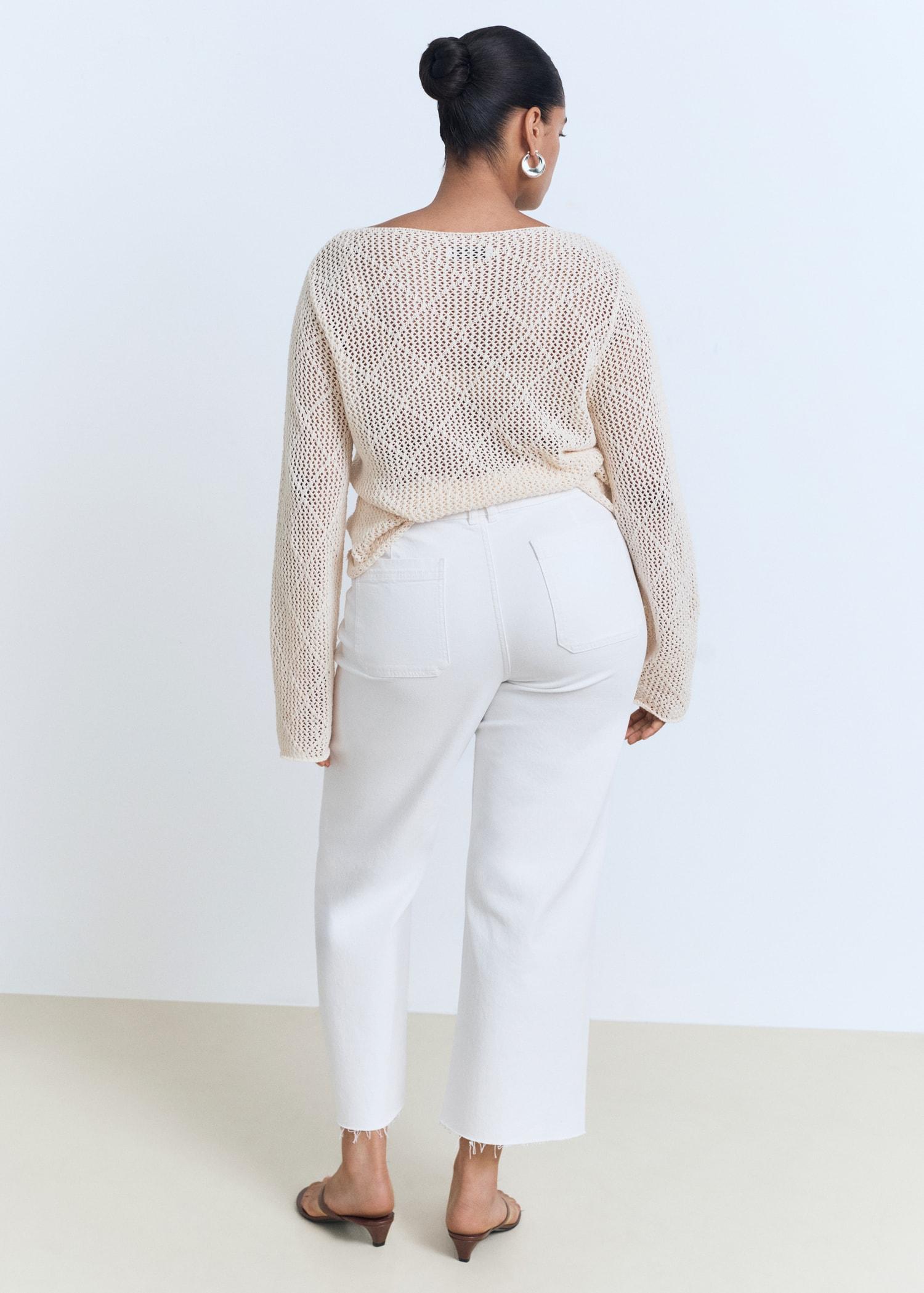 Catherin culotte high-rise jeans - Women | MANGO USA Product Image