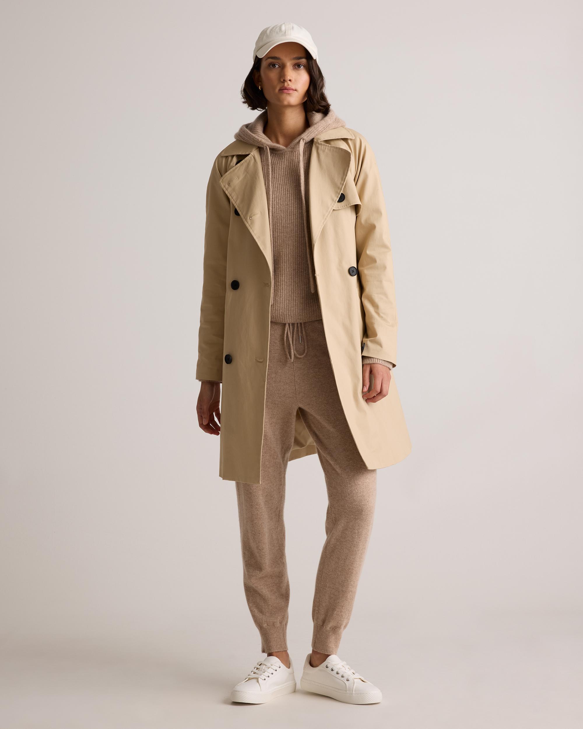 Quince | Women's Mongolian Cashmere Fisherman Crewneck Sweater Product Image