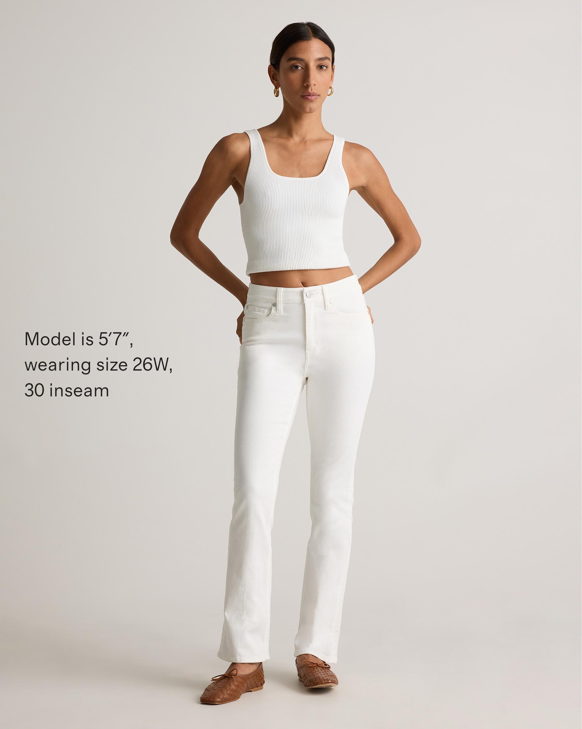 Quince | Women's Bella Stretch Kick Flare Jeans Organic Cotton Product Image