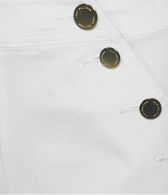 Lilly Pulitzer Eliska Stretch High Rise Side Button Shorts Product Image