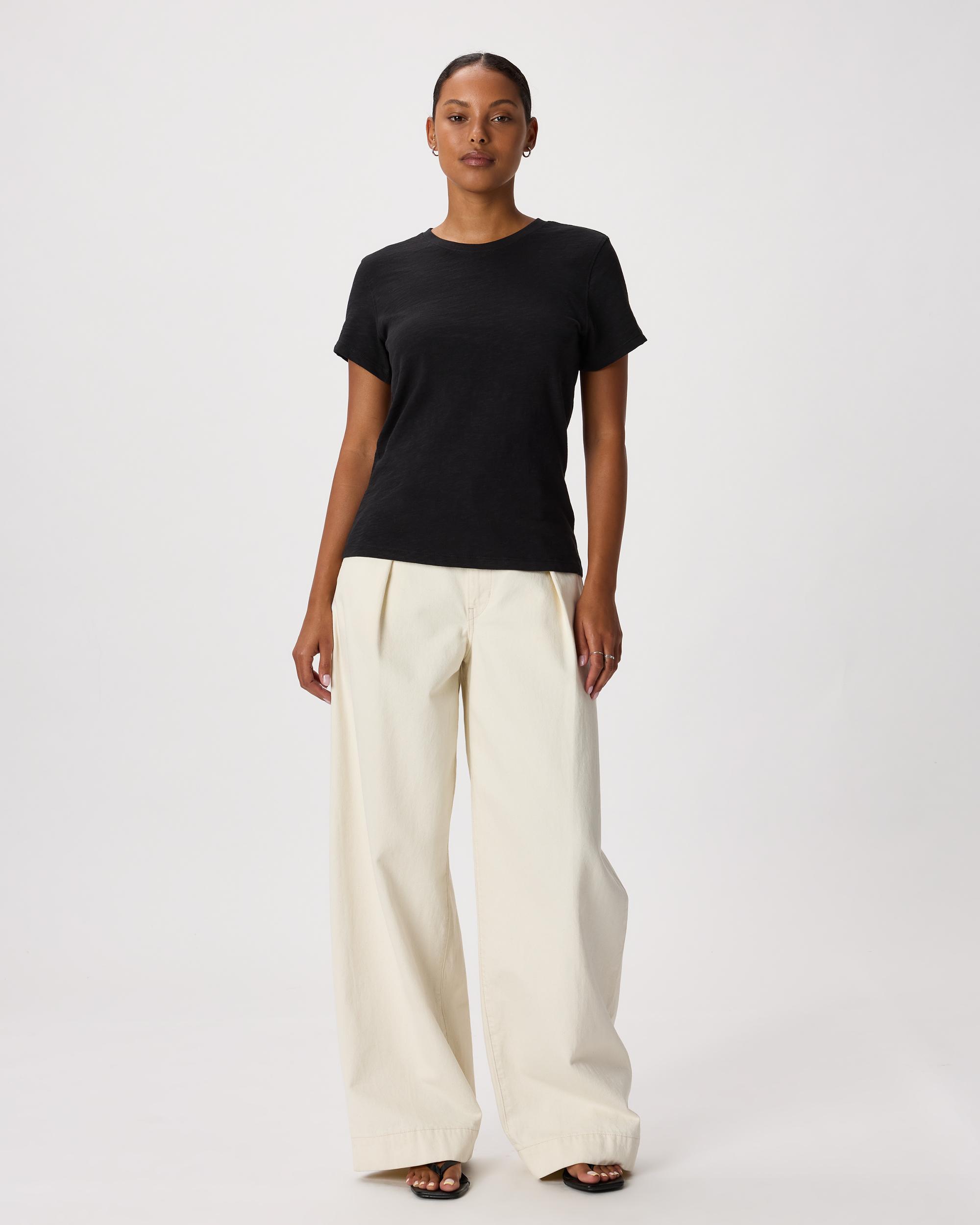 Quince | Women's Slub Crewneck T-Shirt Organic Cotton Product Image