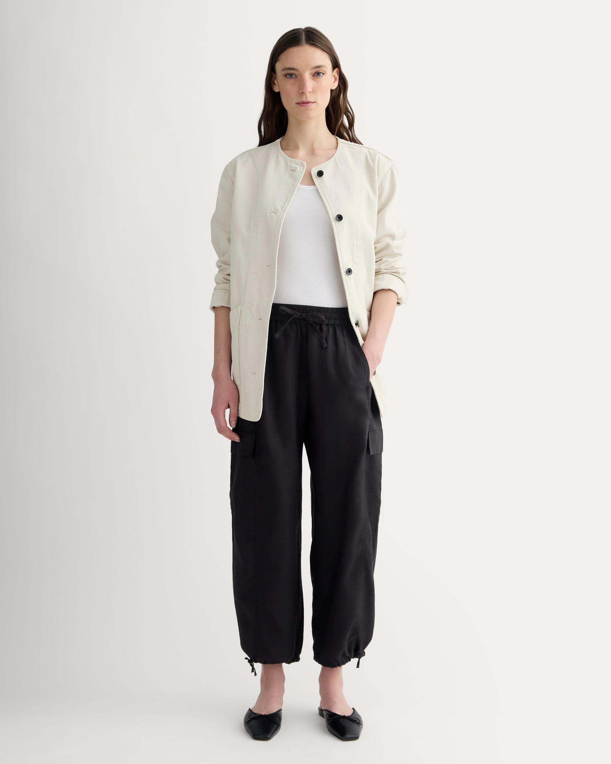 Womens Cargo Curve Pant in Linen by Everlane Product Image