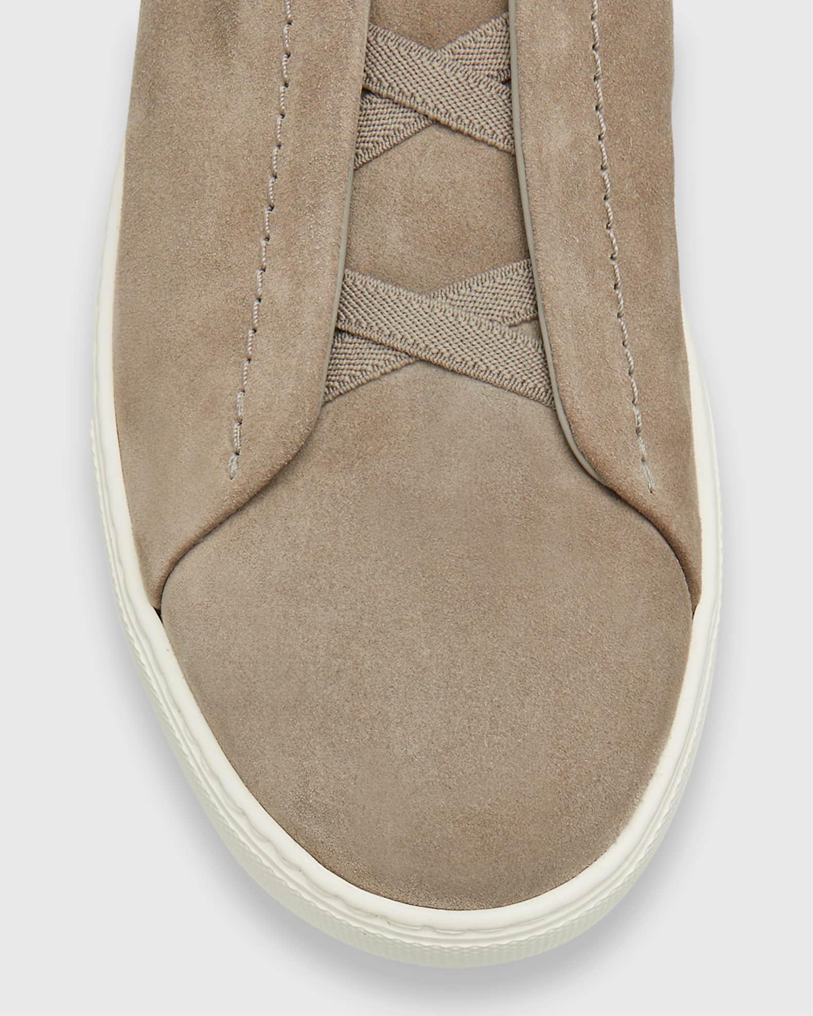 Men's Triple Stitch™ Slip-On Suede Low-Top Sneakers Product Image