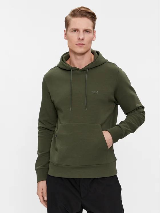 BOSS Sweatshirt Soody Open Green Hoodie Product Image
