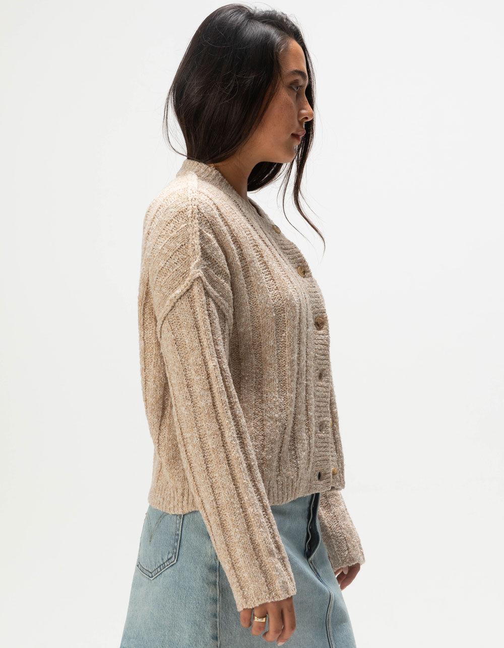 O'NEILL Merris Womens Cardigan Sweater - OATMEAL Product Image
