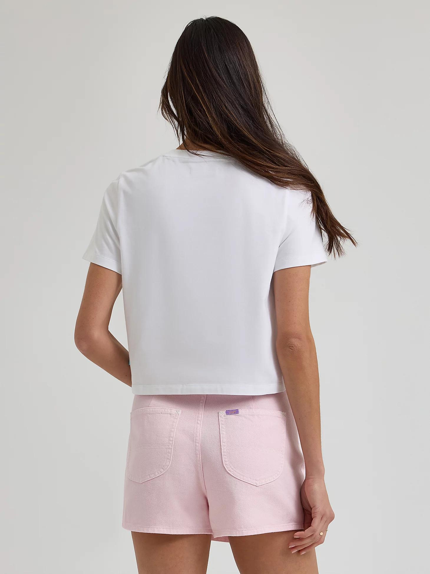 Women's Lee® x Ruohan Wang Crop Flower Tee | Women's Tops & Tees | Lee® Product Image