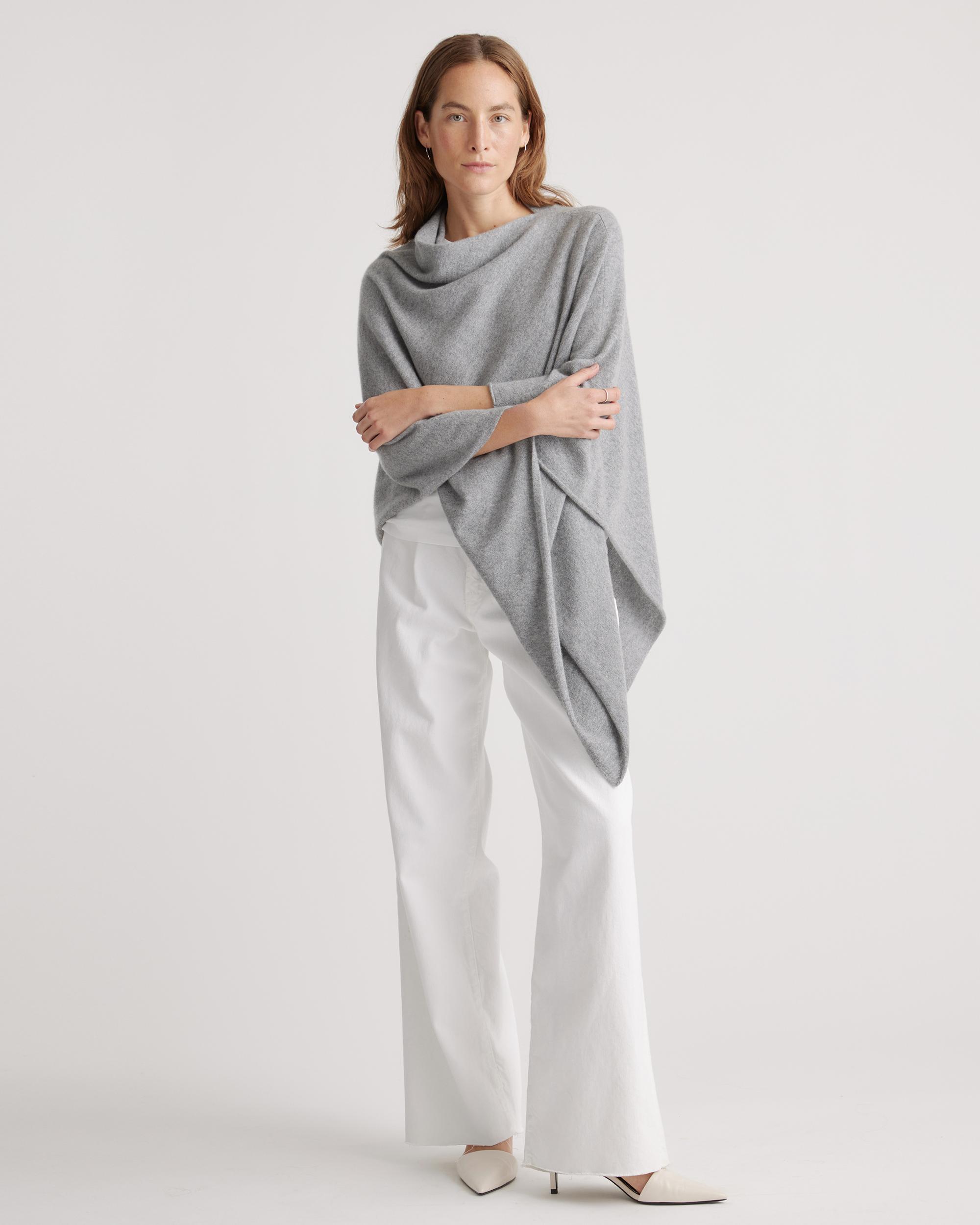 Quince | Women's Mongolian Cashmere Poncho Product Image