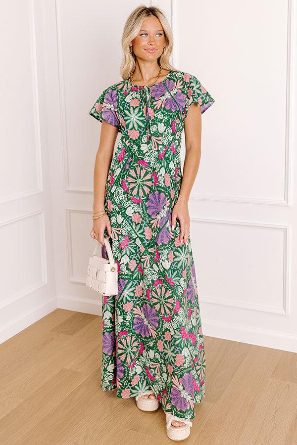 Lush Escape Floral Maxi Dress Product Image