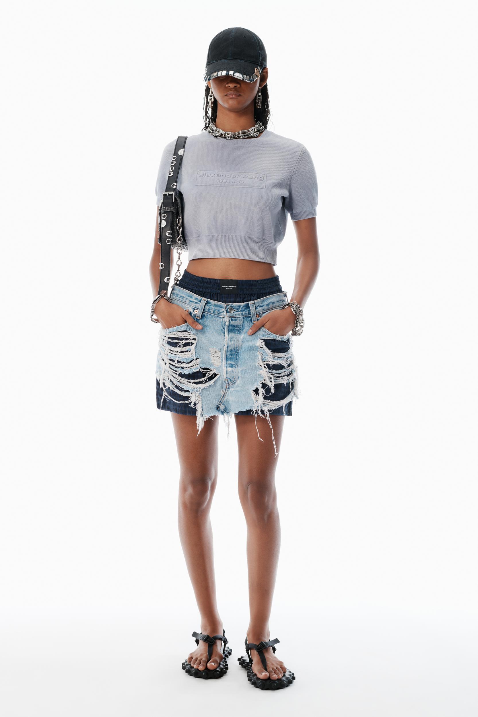 Pink Cotton-blend Chenille Logo Pullover Product Image