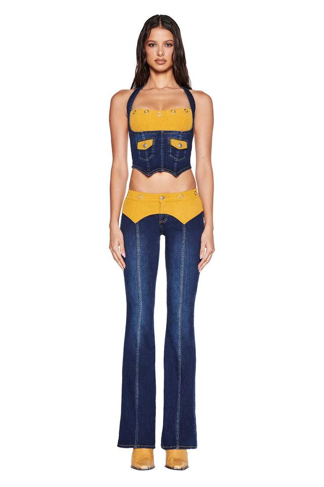 TOMMIE CORSET - DARK WASH Product Image