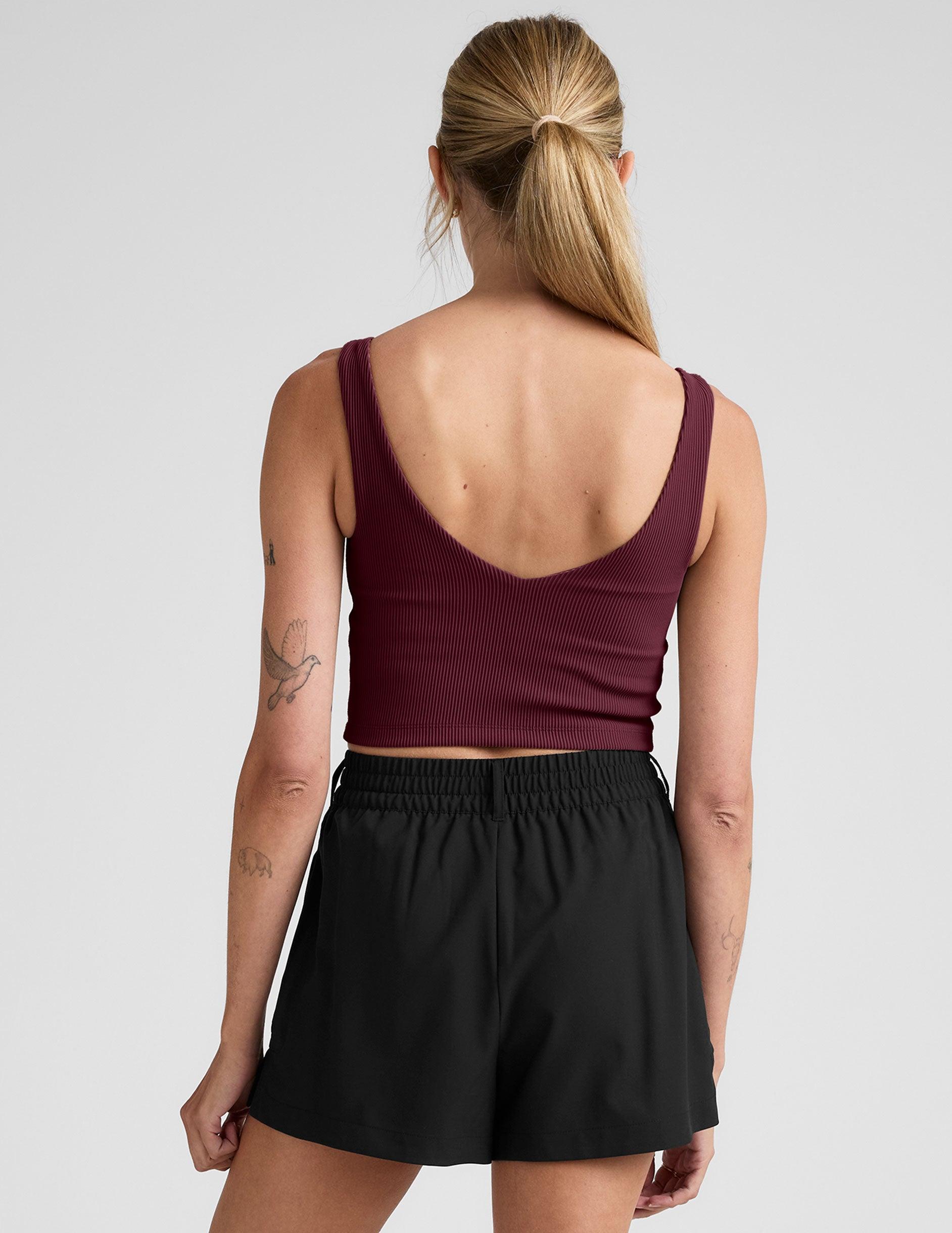 Impulse Ribbed Cropped Tank Product Image