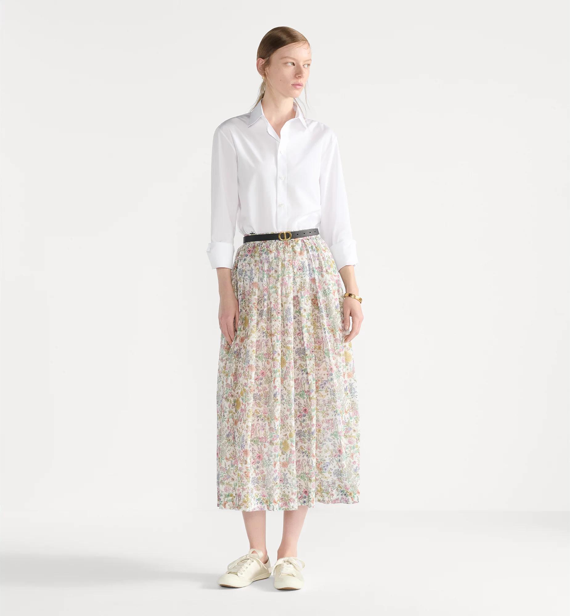 Mid-Length Flared Skirt Product Image