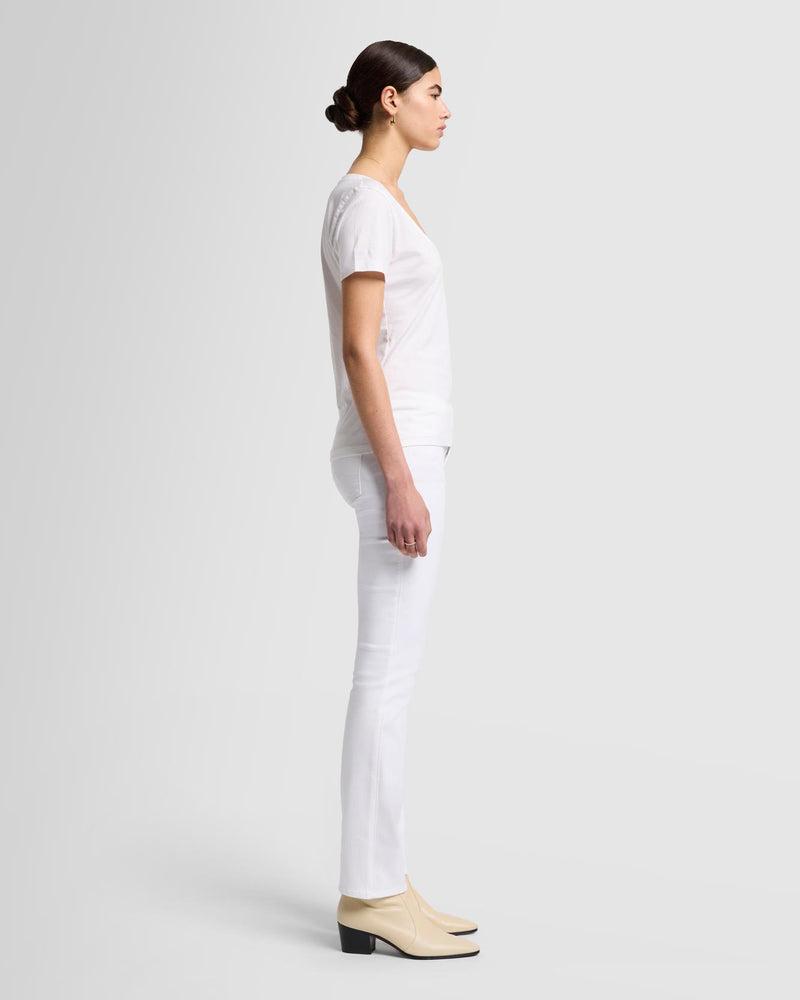 Pima Cotton Easy V-Neck Tee Product Image