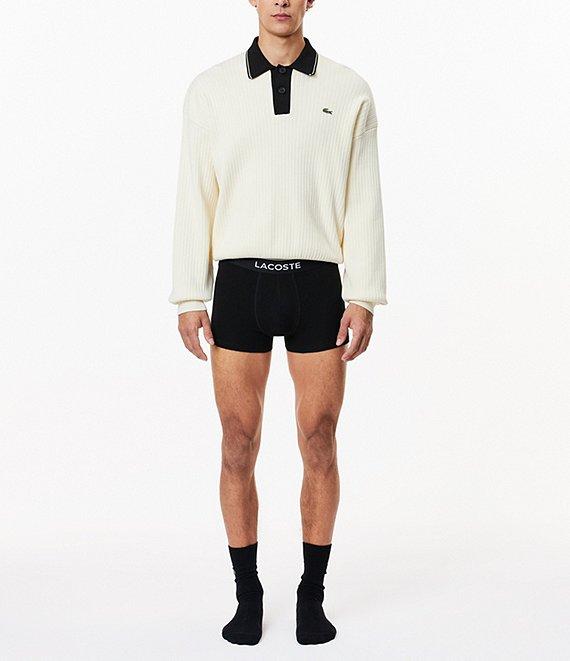 Lacoste Branded Waistband 2.7#double; Inseam Boxer Briefs 3-Pack Product Image