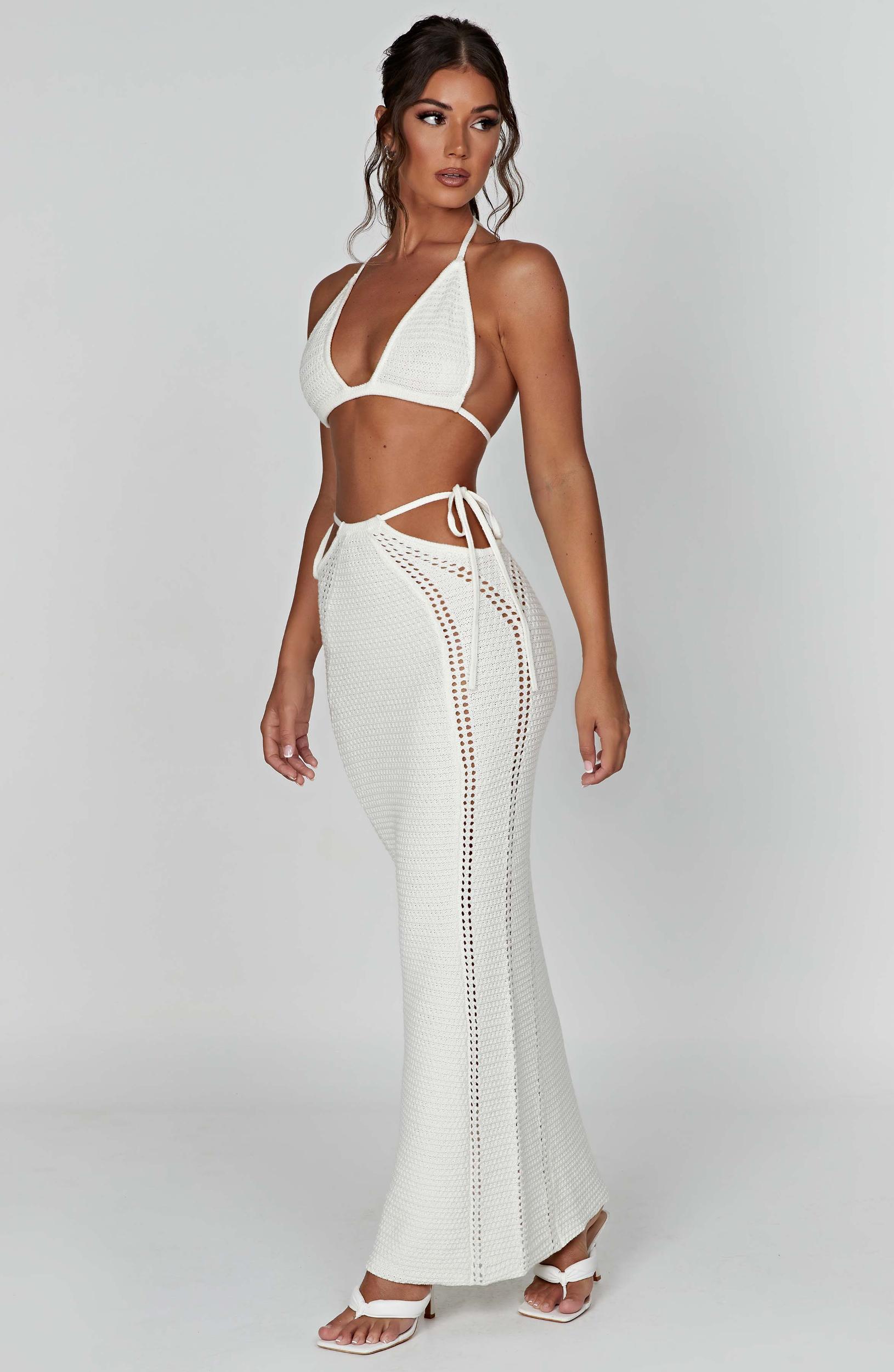 Jia Maxi Skirt - White Product Image
