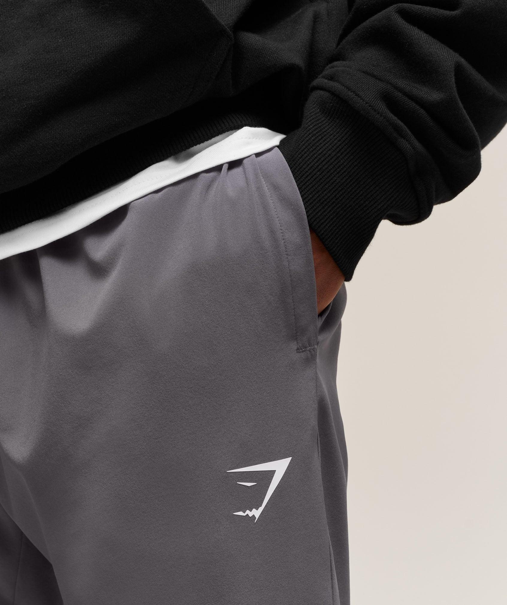Gymshark Arrival Woven Joggers - Silhouette Grey Male Product Image