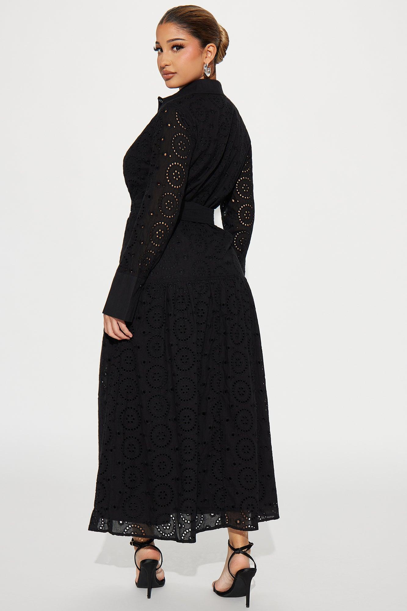 Pilar Maxi Dress - Black Product Image