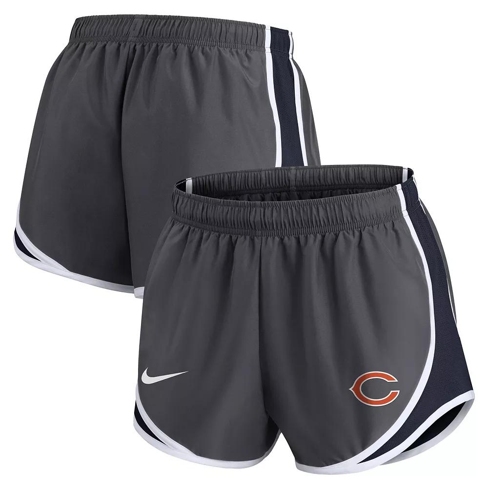 Women's Nike Charcoal Los Angeles Chargers Logo Performance Tempo Shorts,  Product Image