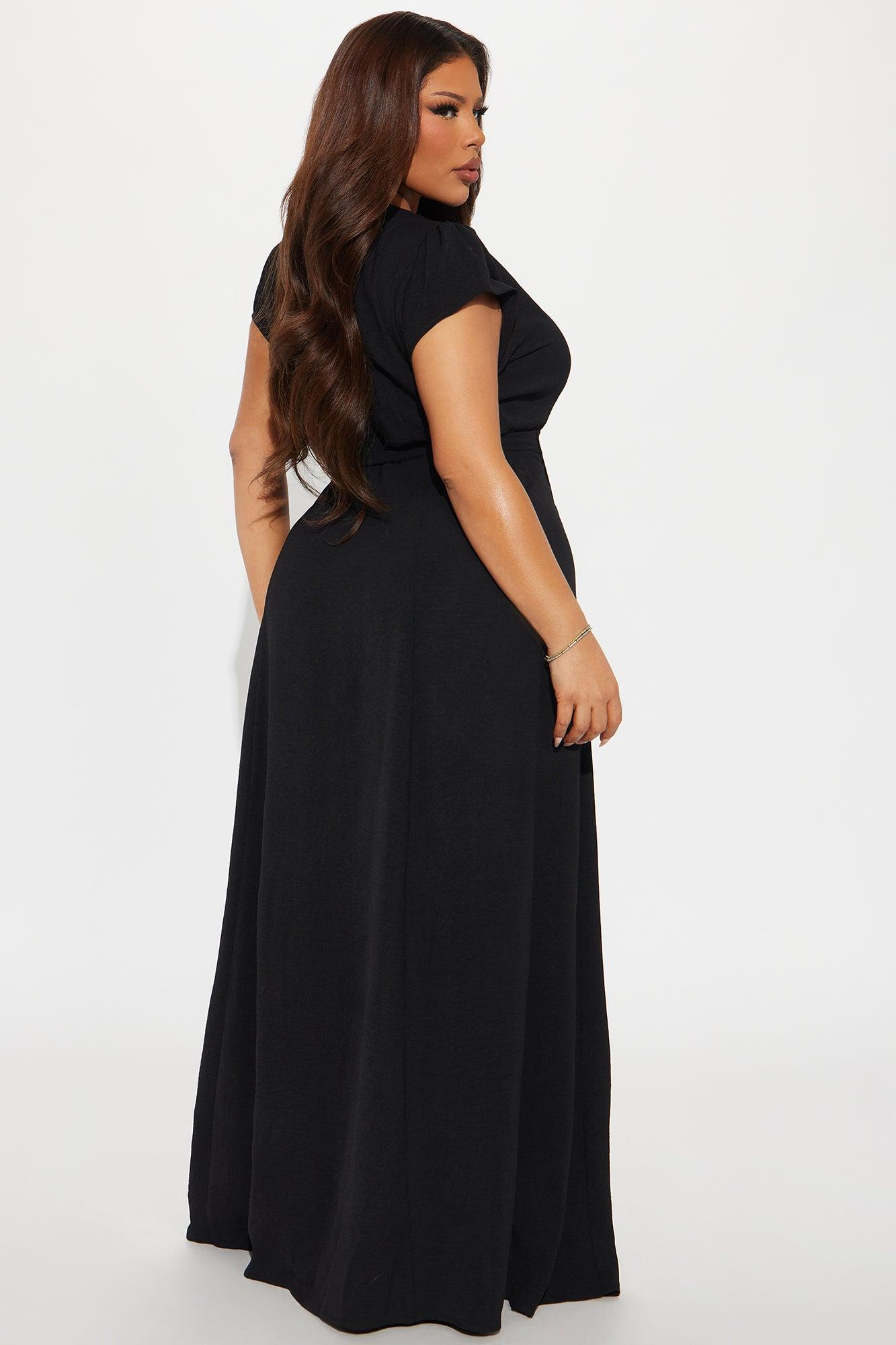 Annita Airflow Maxi Dress - Black Product Image