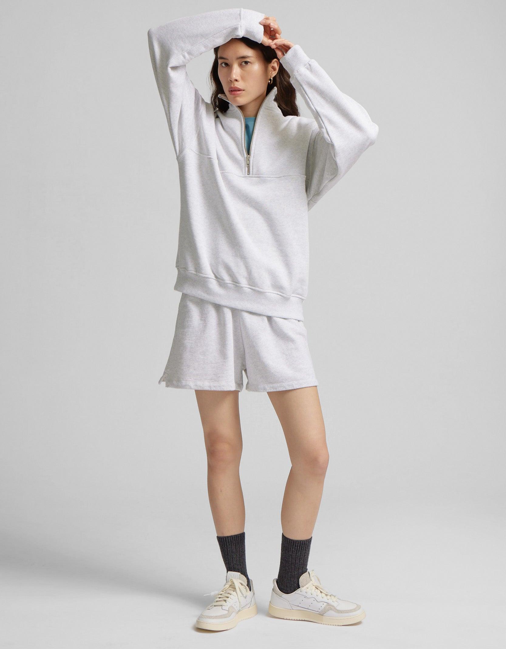 Organic Quarter Zip - Hunter Green Product Image