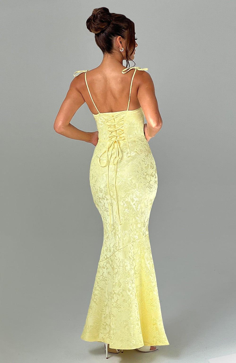 Whitney Maxi Dress - Lemon Product Image
