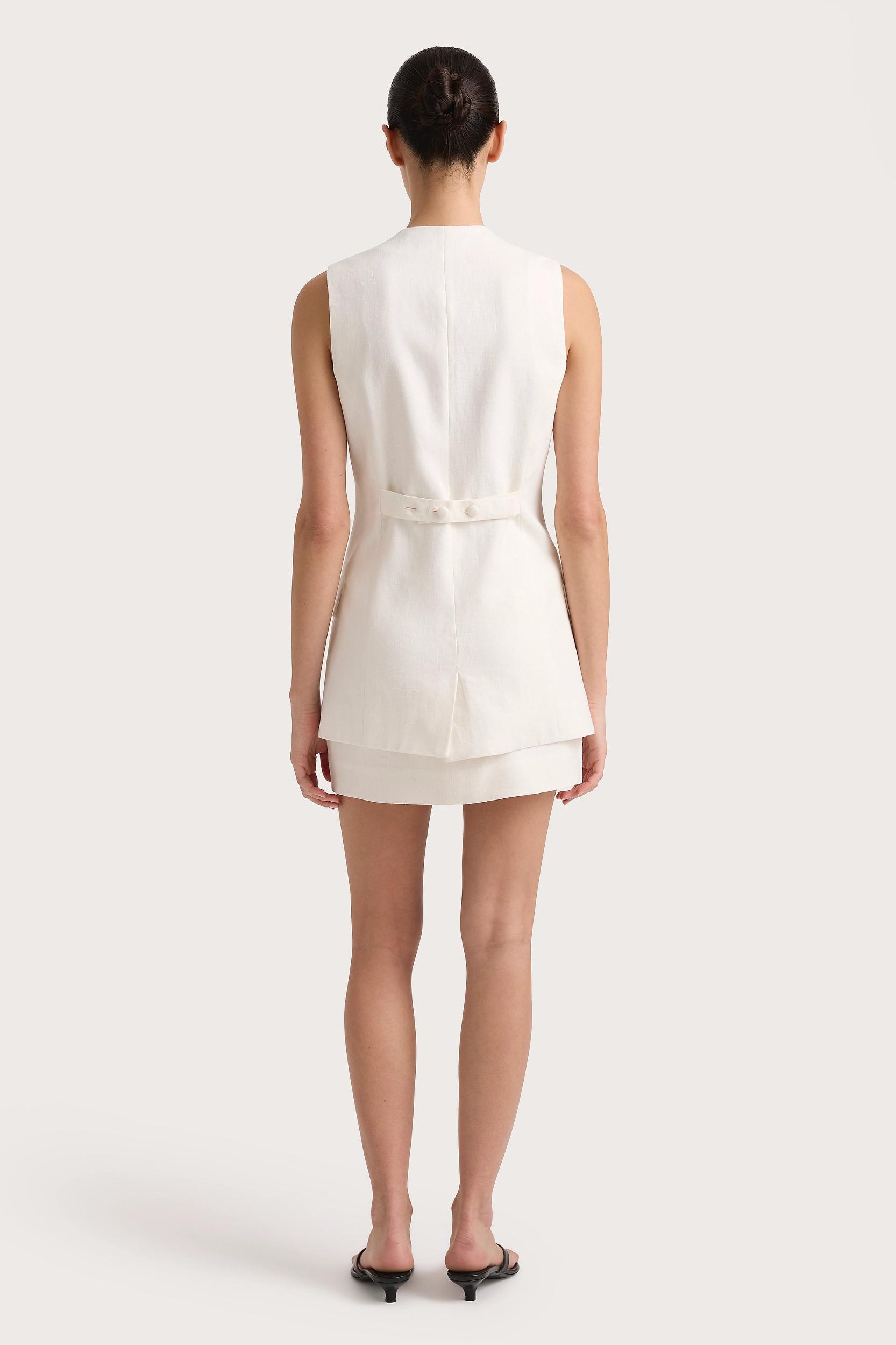 Noa Mini Dress White - Final Sale Product Image