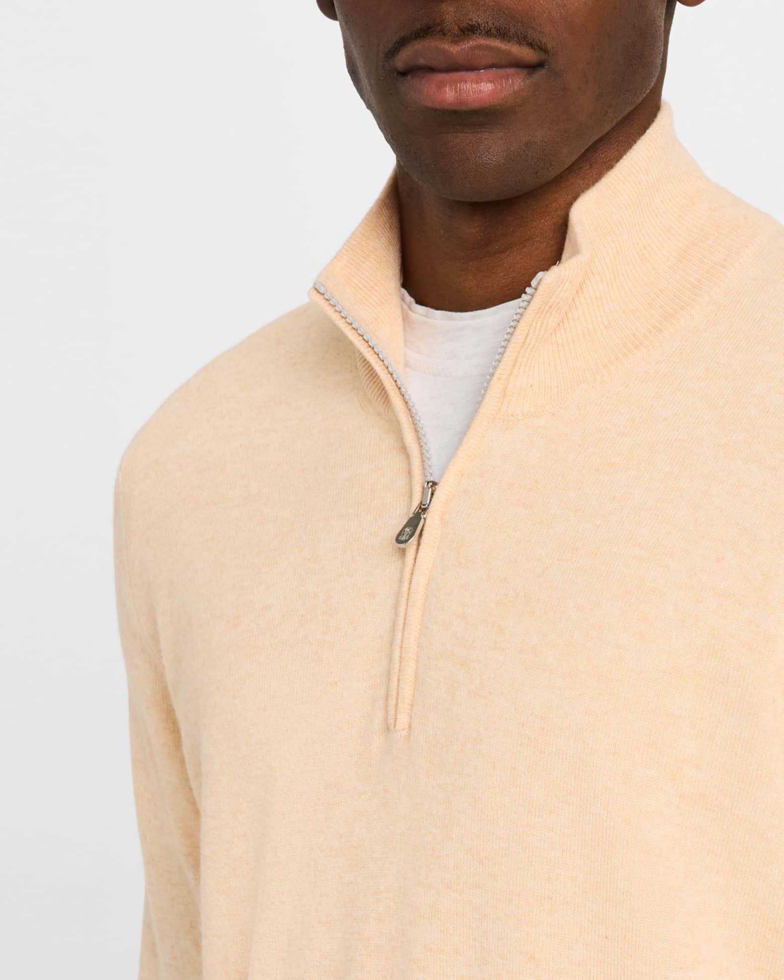 Men's Cashmere Half-Zip Sweater Product Image