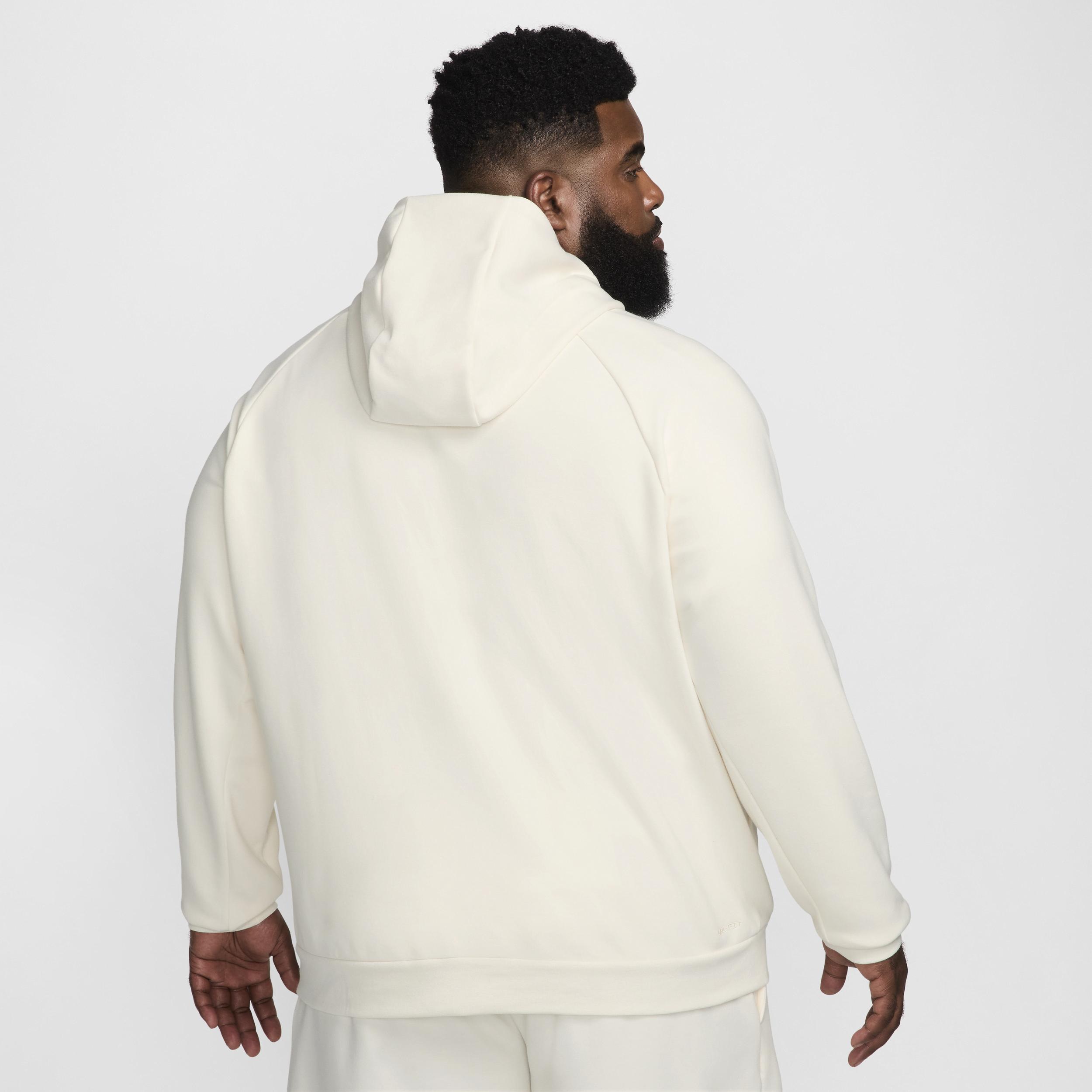 Nike Mens Primary Fleece Dri-FIT UV Pullover Performance Hoodie | FZ0969-110 Product Image