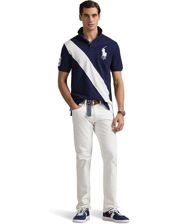 Custom Slim Fit Mesh Polo Product Image