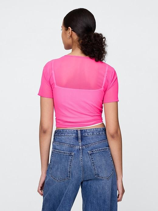 Mesh Crop T-Shirt Product Image