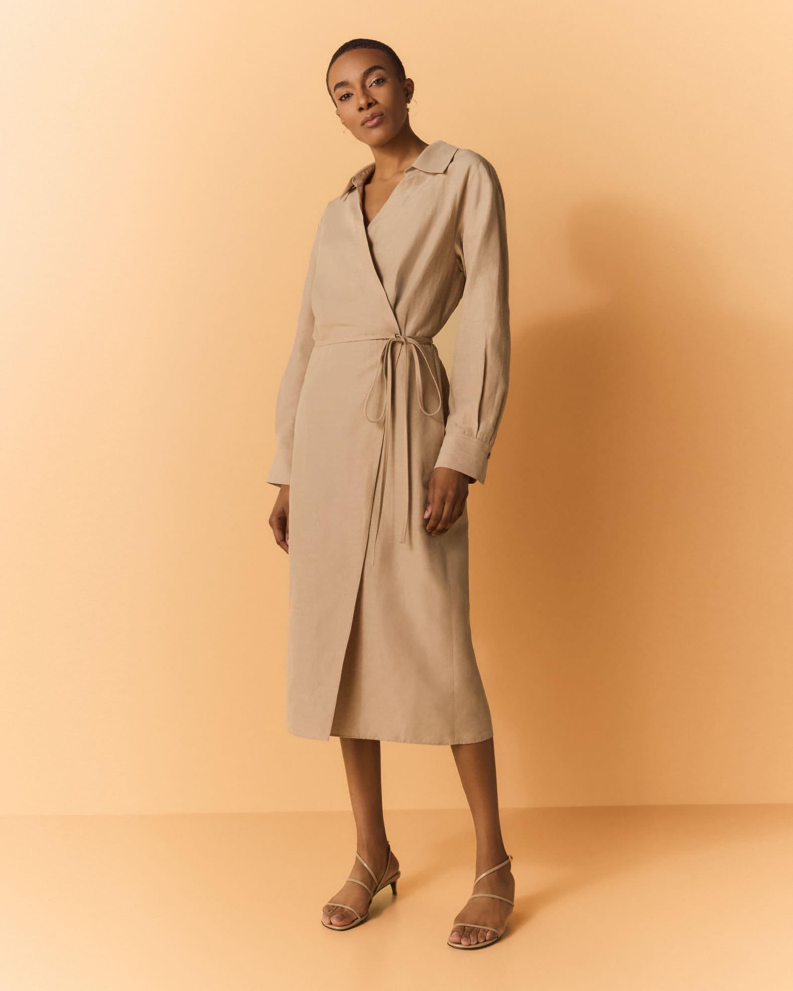 Wrap Shirtdress Product Image