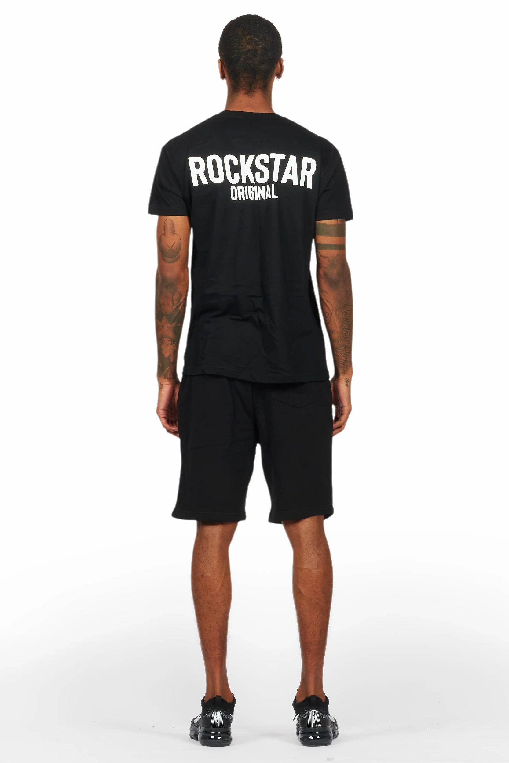 Sana Black/White Short Set Male Product Image