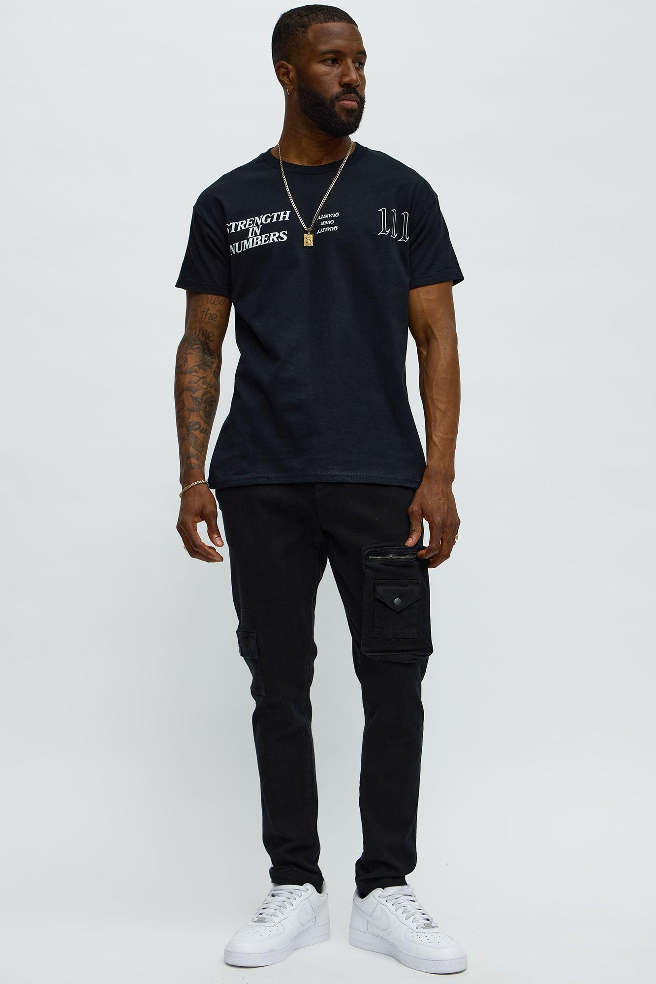 Strength In Numbers Short Sleeve Tee - Black Male Product Image